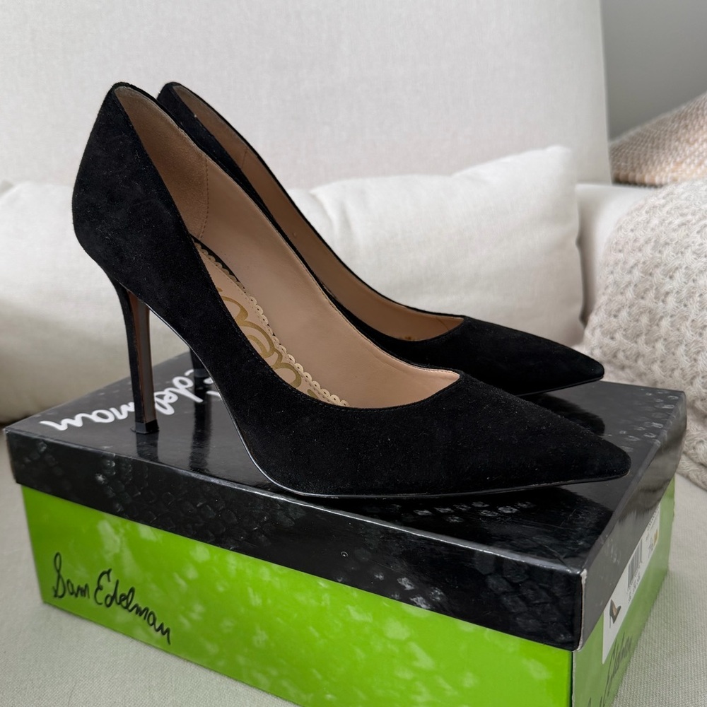 Sam Edelman Hazel Pumps Excellent Condition! Black 7.5 - Picture 2 of 7